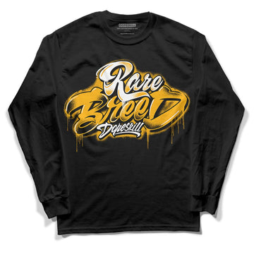 Goldenrod Dunk DopeSkill Long Sleeve T-Shirt Rare Breed Type Graphic - Black