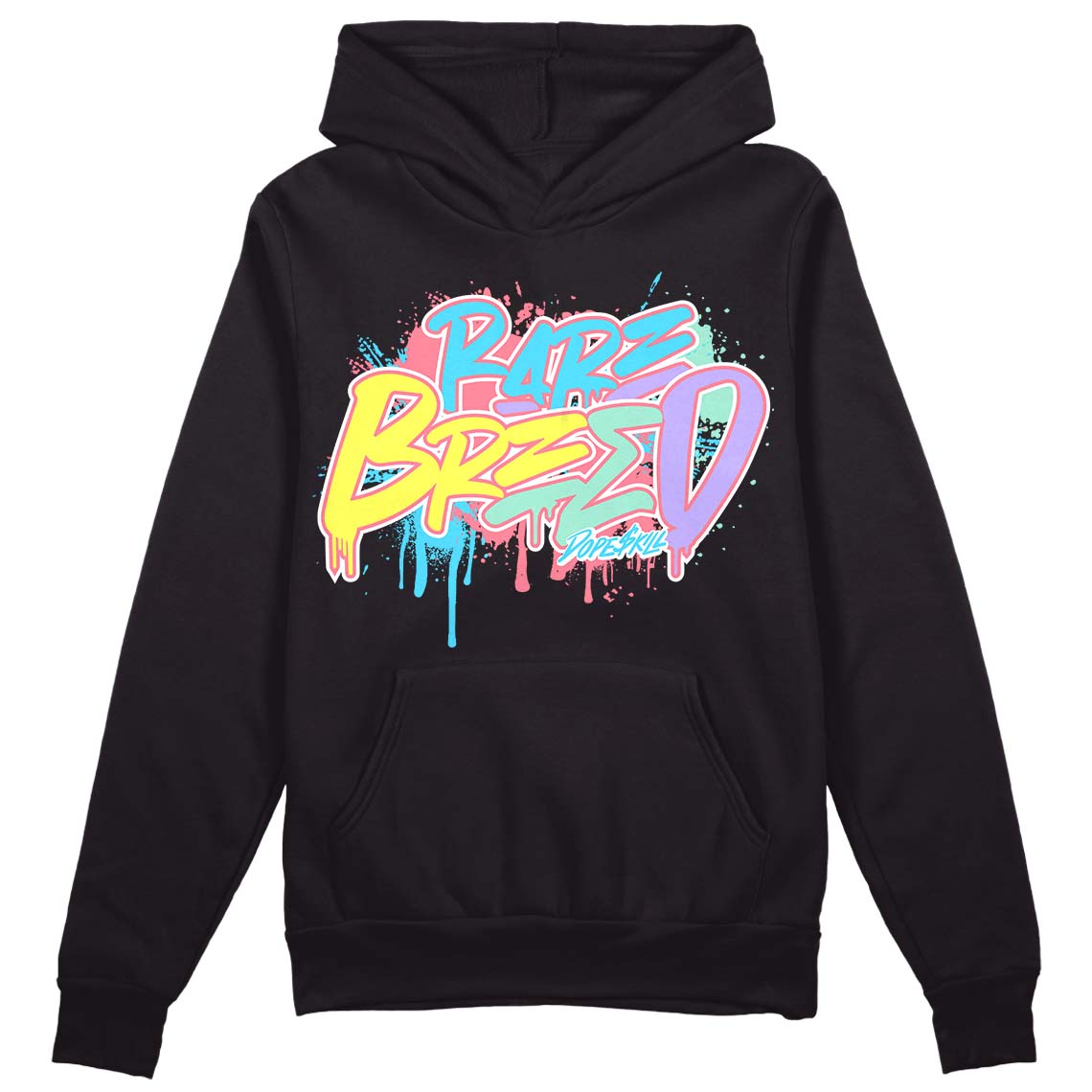 Candy Easter Dunk Low DopeSkill Hoodie Sweatshirt Rare Breed Graphic - Black