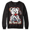 Jordan 3 Retro White Cement Reimagined DopeSkill Sweatshirt Hurt Bear Graphic Streetwear - Black