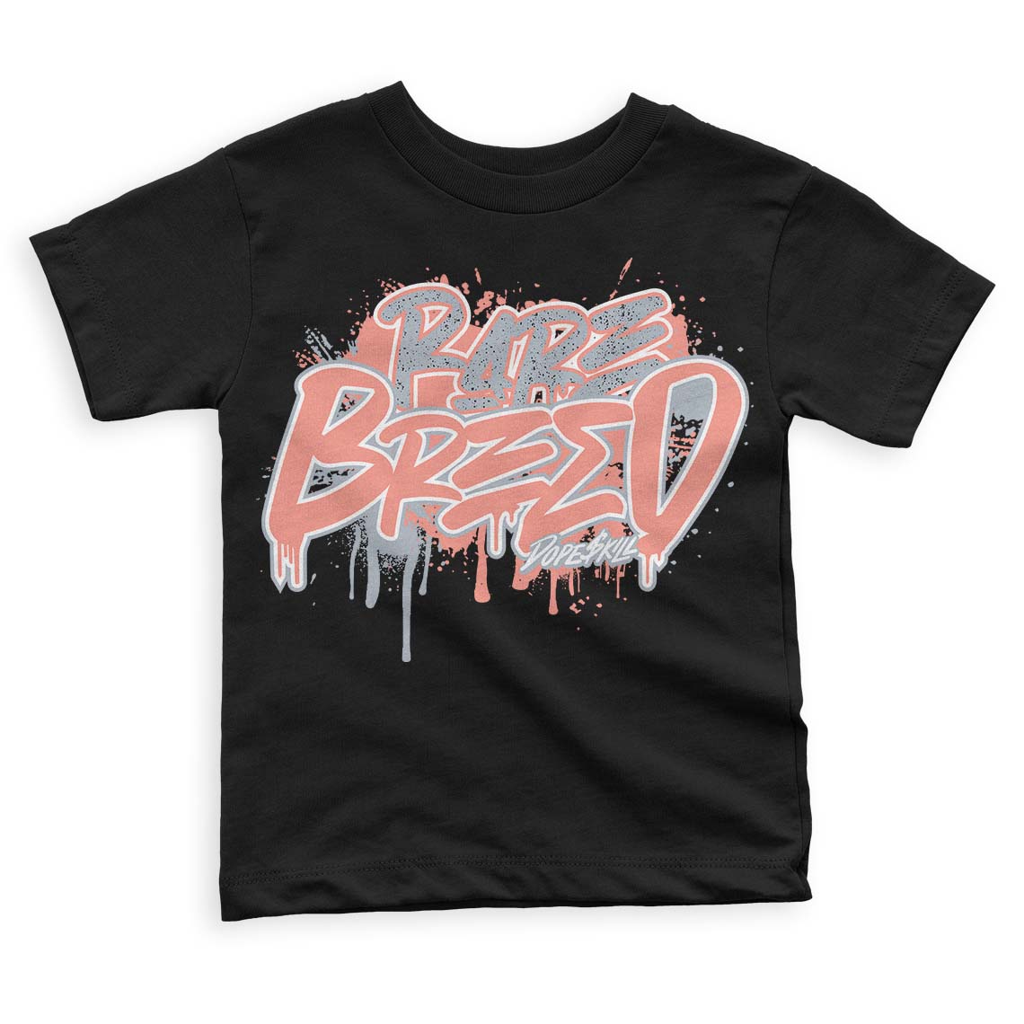 DJ Khaled x Jordan 5 Retro ‘Crimson Bliss’ DopeSkill Toddler Kids T-shirt Rare Breed Graphic Streetwear - Black 