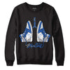 True Blue 1s DopeSkill Sweatshirt Breathe Graphic - Black