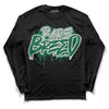 Gorge Green 1s DopeSkill Long Sleeve T-Shirt Rare Breed Graphic - Black 