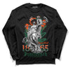 Dunk Low Team Dark Green Orange DopeSkill Long Sleeve T-Shirt Juneteenth Graphic - Black