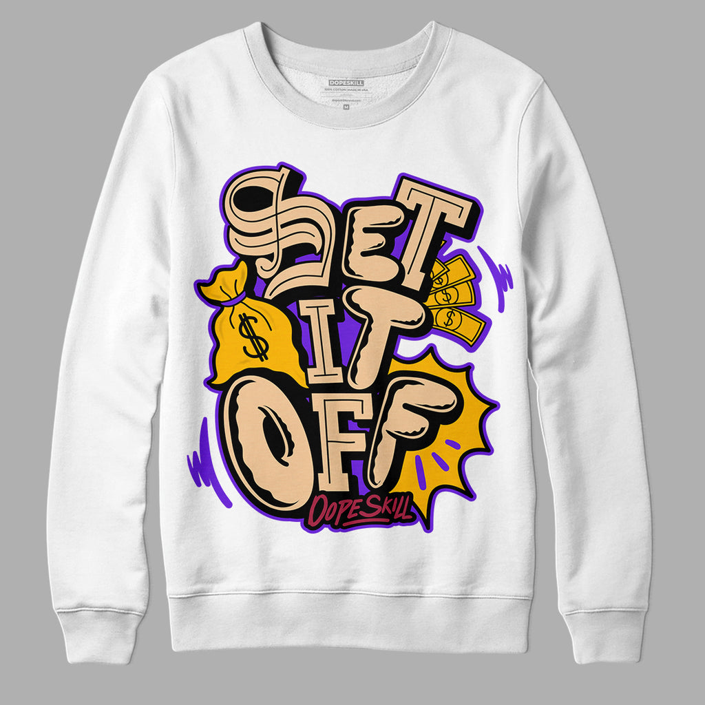 Afrobeats 7s SE DopeSkill Sweatshirt Set It Off Graphic - White