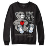 Jordan 6 Retro Cool Grey DopeSkill Sweatshirt Love Kills Graphic Streetwear - Black 