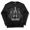 Black Metallic Chrome 6s DopeSkill Long Sleeve T-Shirt Breathe Graphic - Black