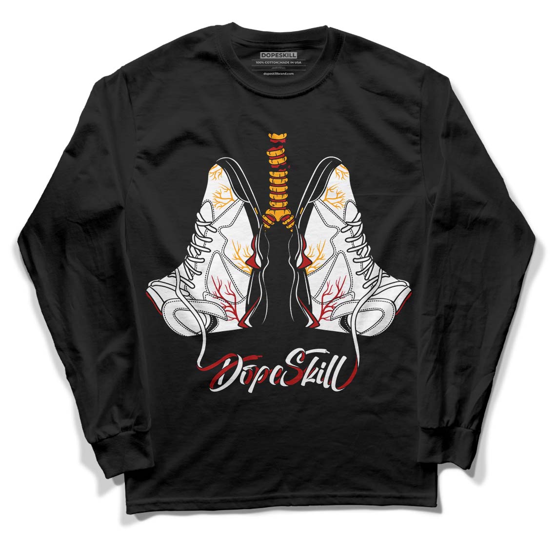 Cardinal 7s DopeSkill Long Sleeve T-Shirt Breathe Graphic - Black 