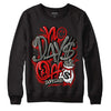 Fire Red 3s DopeSkill Sweatshirt No Days Off Graphic - Black 