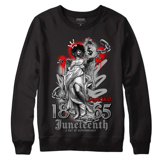 Jordan 5 Retro P51 Camo DopeSkill Sweatshirt Juneteenth Graphic Streetwear  - Black 