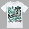 Lottery Pack Malachite Green Dunk Low DopeSkill T-Shirt Real Ones Move In Silence Graphic - White