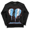 Travis Scott x Jordan 4 Retro 'Cactus Jack' DopeSkill Long Sleeve T-Shirt Juneteenth Heart Graphic Streetwear - Black 