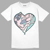 Jordan 5 Easter DopeSkill T-Shirt Heart Jordan 5 Graphic - White