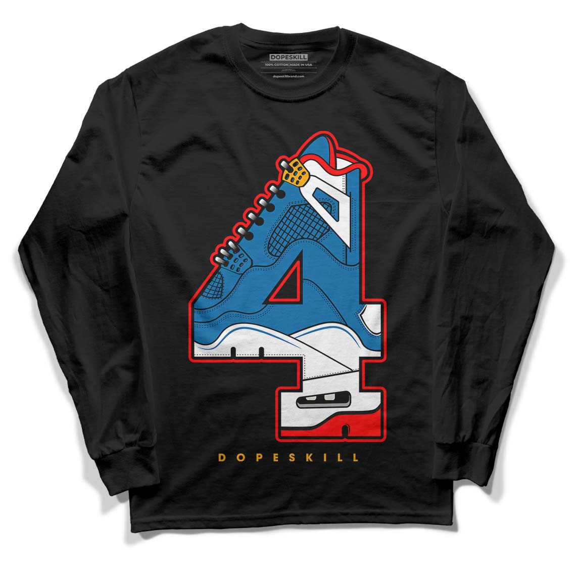 Messy Room 4S DopeSkill Long Sleeve T-Shirt No.4 Graphic - Black