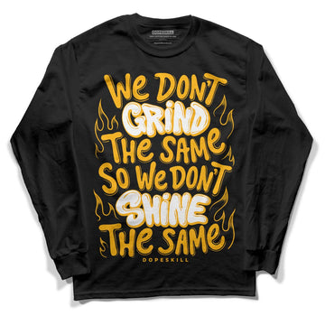 Dunk Low Championship Goldenrod (2021) DopeSkill Long Sleeve T-Shirt Grind Shine Graphic Streetwear - Black 