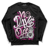 Triple Pink Dunk Low DopeSkill Long Sleeve T-Shirt No Days Off Graphic - Black 