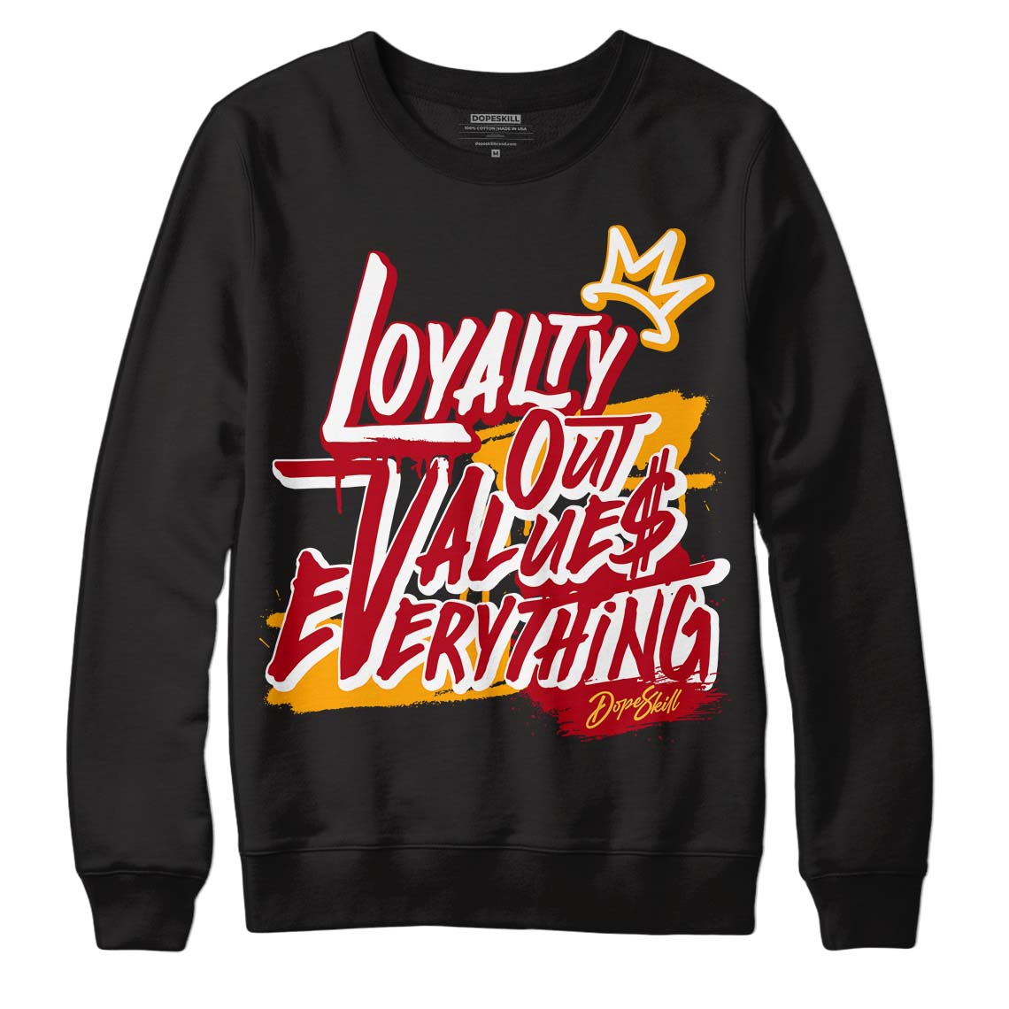 Cardinal 7s DopeSkill Sweatshirt LOVE Graphic - Black 