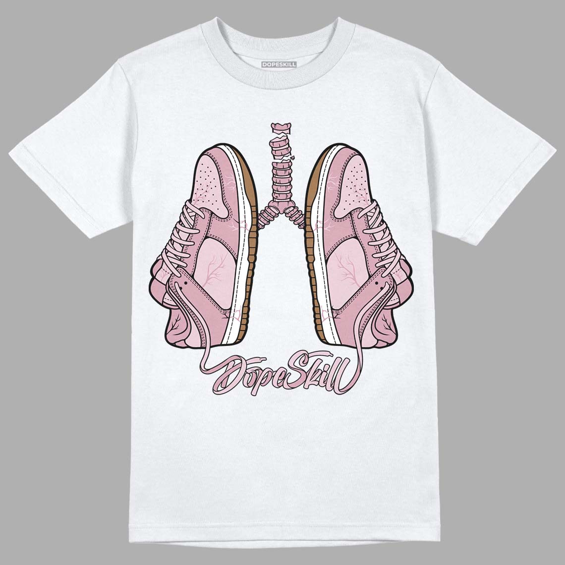 Dunk Low Teddy Bear Pink DopeSkill T-Shirt Breathe Graphic - White 