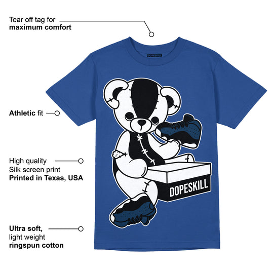 Brave Blue 13s DopeSkill Navy T-shirt Sneakerhead BEAR Graphic