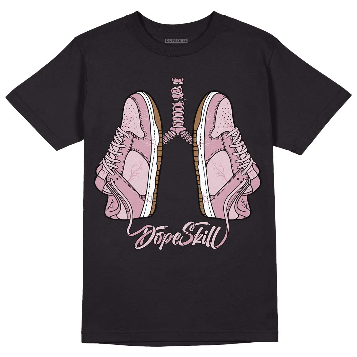 Dunk Low Teddy Bear Pink DopeSkill T-Shirt Breathe Graphic - Black 