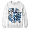 AJ 6 University Blue DopeSkill Sweatshirt Boss Lady Graphic