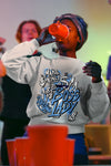AJ 6 University Blue DopeSkill Sweatshirt Boss Lady Graphic