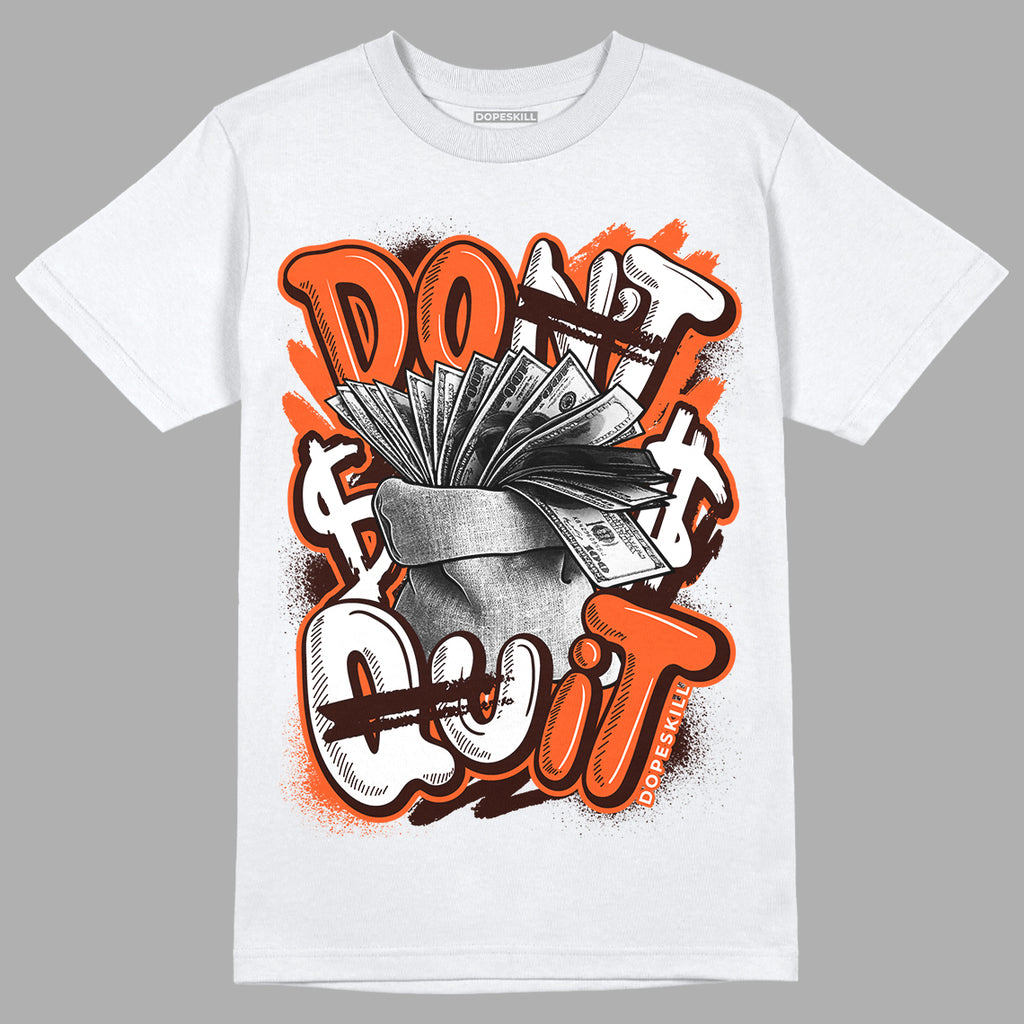 Starfish 1s DopeSkill T-Shirt Don't Quit Graphic - White