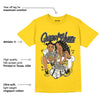 AJ 4 Lightning DopeSkill Tour Yellow T-shirt Queen Of Hustle Graphic