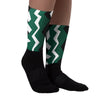 Lottery Pack Malachite Green Dunk Low Sublimated Socks ZicZac Graphic