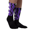 PURPLE Collection Sublimated Socks ZicZac Graphic