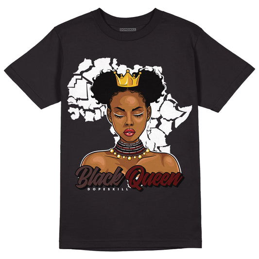 Jordan 12 x A Ma Maniére DopeSkill T-Shirt Black Queen Graphic Streetwear - Black 