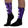 PURPLE Collection Sublimated Socks ZicZac Graphic