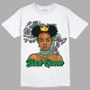  Jordan 3 WMNS “Lucky Green” DopeSkill T-Shirt Black Queen Graphic Streetwear - White