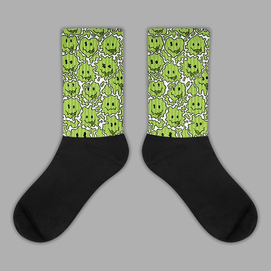 Slime Sublimated Socks Match Dunk Low 'Chlorophyll'