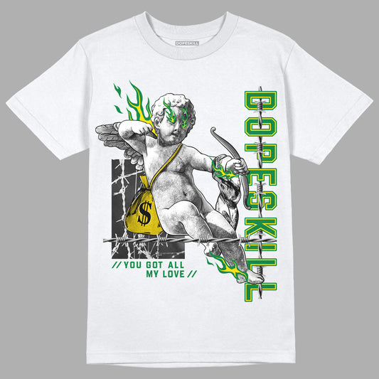Dunk Low Reverse Brazil DopeSkill T-Shirt You Got All My Love Graphic - White