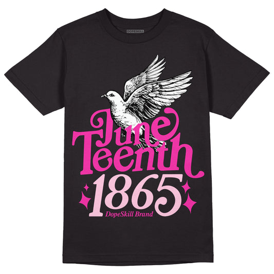 Dunk Low GS 'Triple Pink' DopeSkill T-Shirt Juneteenth 1865 Graphic Streetwear - Black