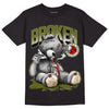 Travis Scott x Jordan 1 Low OG “Olive” DopeSkill T-Shirt Sick Bear Graphic Streetwear - black