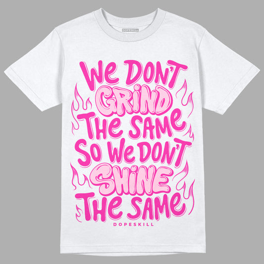 Triple Pink Dunk Low DopeSkill T-Shirt Grind Shine Graphic - White 
