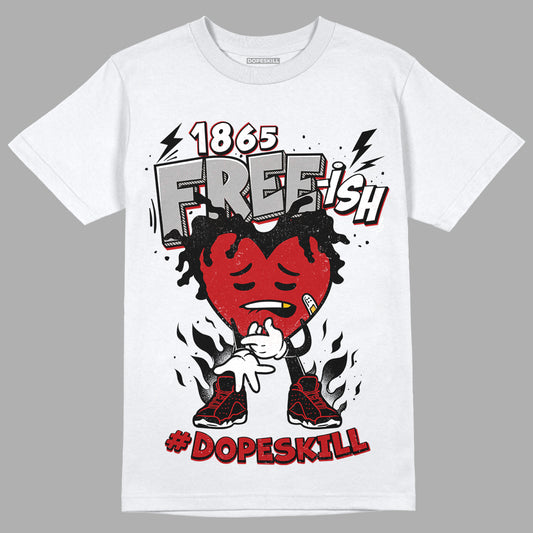 Playoffs 13s DopeSkill T-Shirt Free-ish Graphic - White
