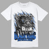 True Blue 1s DopeSkill T-Shirt Black King Graphic - White 