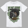 Seafoam 4s DopeSkill T-Shirt New Black Queen Graphic - White