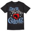 Jordan 5 Retro University Blue DopeSkill T-Shirt Do It For The Culture Graphic Streetwear - Black