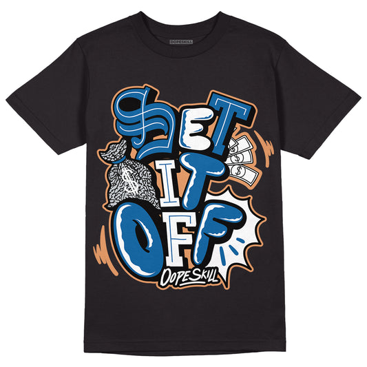 Jordan 3 Retro Wizards DopeSkill T-Shirt Set It Off Graphic Streetwear - Black