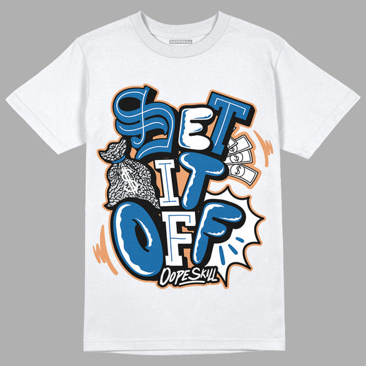Jordan 3 Retro Wizards DopeSkill T-Shirt Set It Off Graphic Streetwear - White
