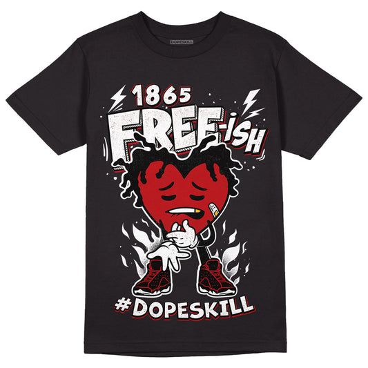 Playoffs 13s DopeSkill T-Shirt Free-ish Graphic - Black