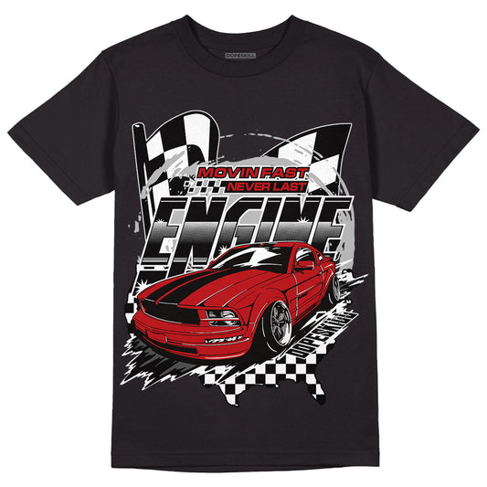 Playoffs 13s DopeSkill T-Shirt ENGINE Tshirt Graphic - Black