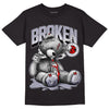 Jordan 13 Retro 'Black Flint' DopeSkill T-Shirt Sick Bear Graphic Streetwear - Black