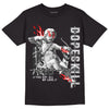 Jordan 1 High 85 Black White DopeSkill T-Shirt You Got All My Love Graphic Streetwear - Black 