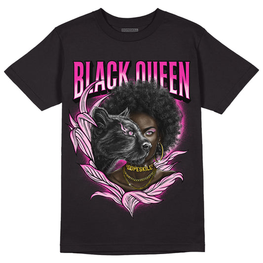 Triple Pink Dunk Low DopeSkill T-Shirt New Black Queen Graphic - Black