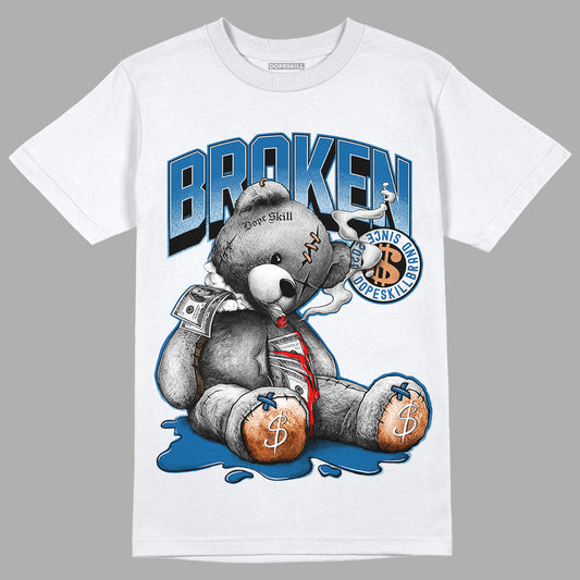 Jordan 3 Retro Wizards DopeSkill T-Shirt Sick Bear Graphic Streetwear - White