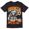 Wmns Dunk Low 'Magma Orange DopeSkill T-Shirt Sick Bear Graphic Streetwear - Black